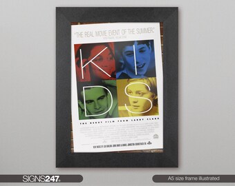 Kids Movie Poster | Larry Clark | Leo Fitzpatrick | Justin Pierce