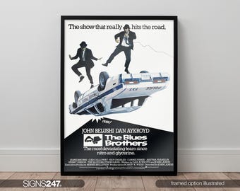 The Blues Brothers Poster | Movie Poster | Movie Prints For Cinema Rooms | Wall Art | Home Decor | A0 A1 A2 A3 A4 A5