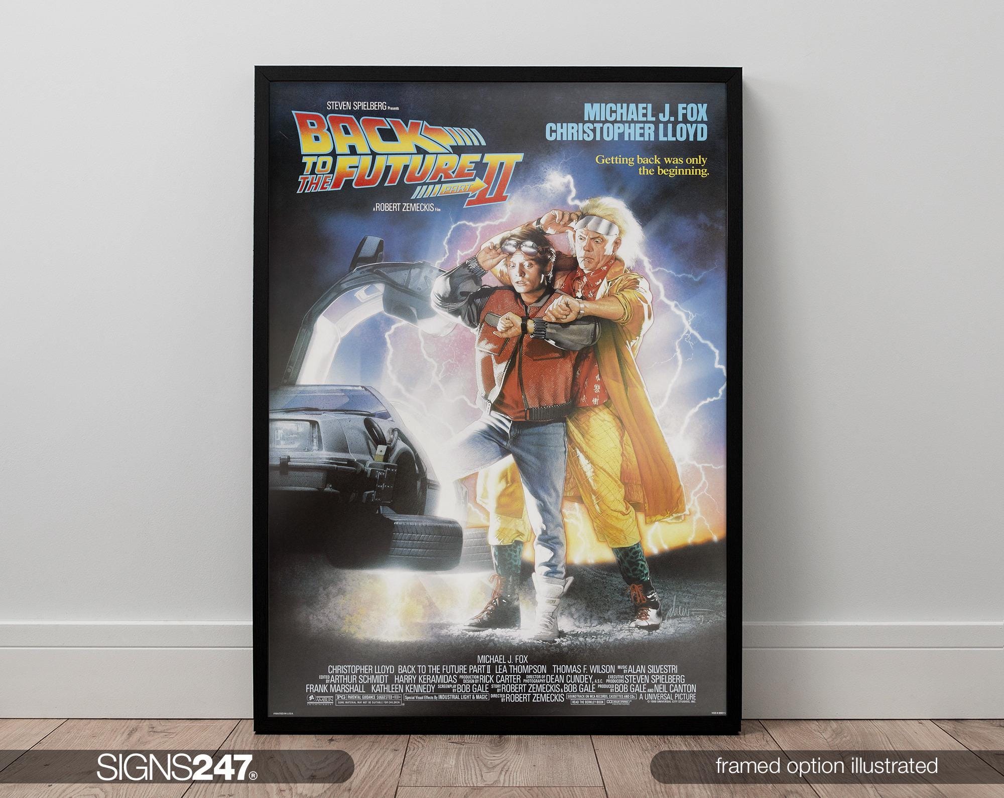 Back To The Future Part 2 Michael J Fox Poster | Movie Poster 