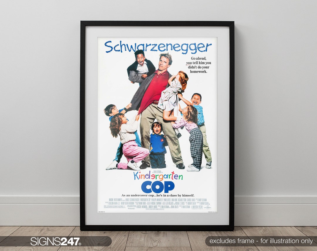Kindergarten Cop Arnold Schwarzenegger Movie Poster Movie - Etsy
