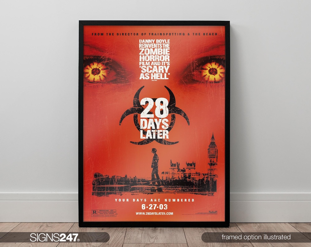 28 Days Later Poster | Movie Poster | 2002 | Movie Prints for Cinema ...