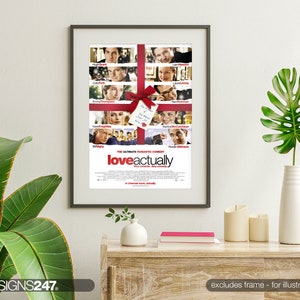 Love Actually Movie Poster 2003 Movie Prints for Cinema Rooms Wall Art ...