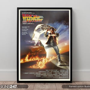 Back To The Future Poster | Movie Poster | Movie Prints For Cinema Rooms | Wall Art | Home Decor | A0 A1 A2 A3 A4 A5