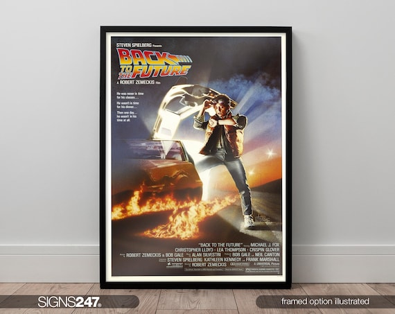 Poster Back To The Future II - Affiche Cinéma 300g - Impression Haute Qualité - Fabriqué En France