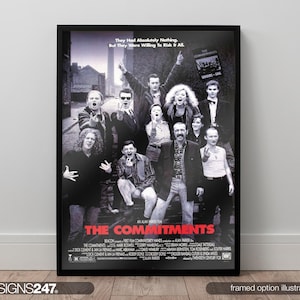 The Commitments Poster | 1991 | Movie Poster | Movie Prints For Cinema Rooms | Wall Art | Home Decor | A0 A1 A2 A3 A4 A5