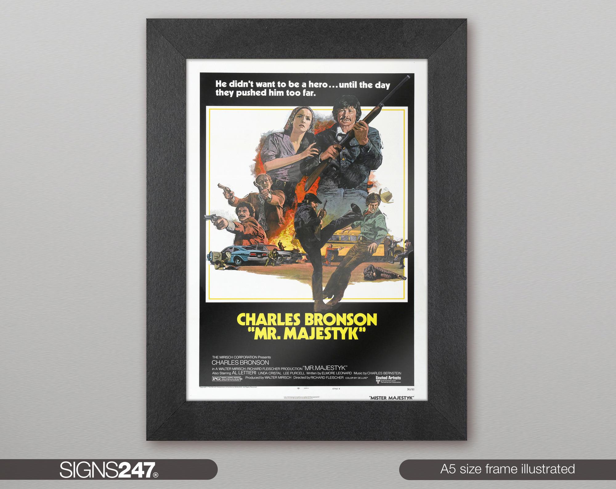 Mr. Majestyk Poster | Charles Bronson | Al Lettieri | Linda