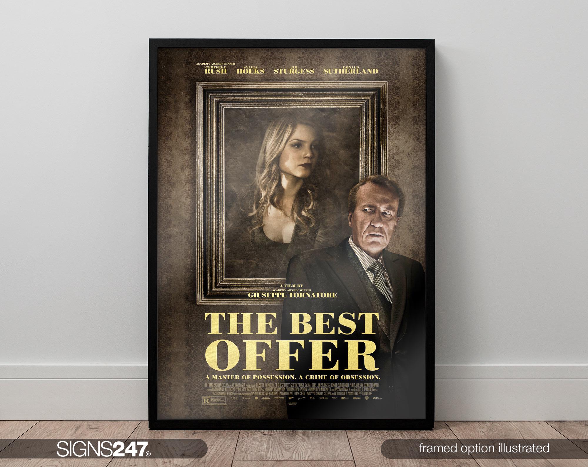 The Best Offer Poster | Geoffrey Rush | Sylvia Hoeks | Jim