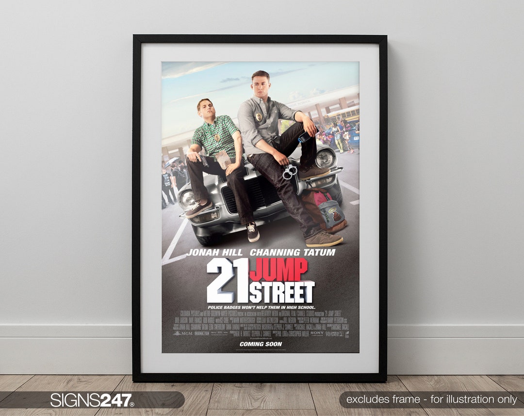 21 Jump Street Poster Jonah Hill Channing Tatum Brie Larson 2012 Movie
