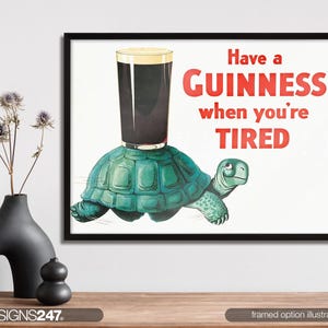 Have A Guinness When Your Tired Turtle Movie Poster