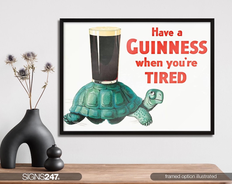 Have A Guinness When Your Tired Turtle Movie Poster
