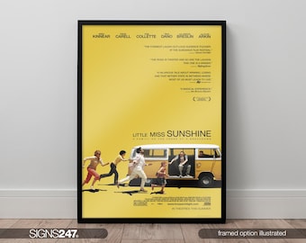 Little Miss Sunshine Movie Poster | Greg Kinnear | Steve Carell | Toni Collette | 2006 | Movie Prints For Cinema Rooms | A0 A1 A2 A3 A4 A5