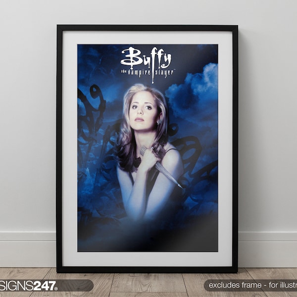 Buffy The Vampire Slayer TV Series Poster | Prints For Cinema Rooms | Wall Art | Home Decor | A0 A1 A2 A3 A4 A5