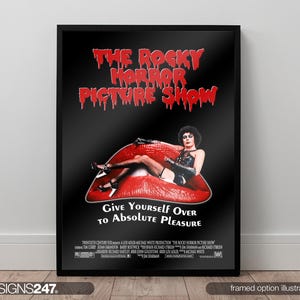 The Rocky Horror Picture Show Poster | Movie Poster | Movie Prints For Cinema Rooms | Wall Art | Home Decor | A0 A1 A2 A3 A4 A5