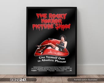 The Rocky Horror Picture Show Poster | Movie Poster | Movie Prints For Cinema Rooms | Wall Art | Home Decor | A0 A1 A2 A3 A4 A5