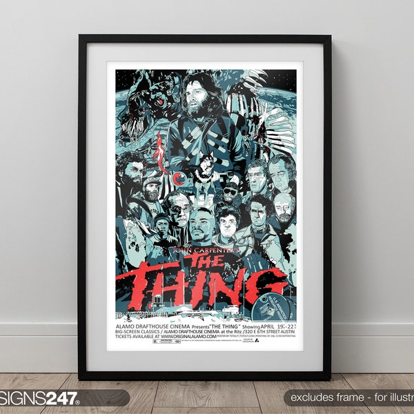 The Thing Poster | Movie Poster | John Carpenter | 1982 | Movie Prints For Cinema Rooms | Wall Art | Home Decor | A0 A1 A2 A3 A4 A5