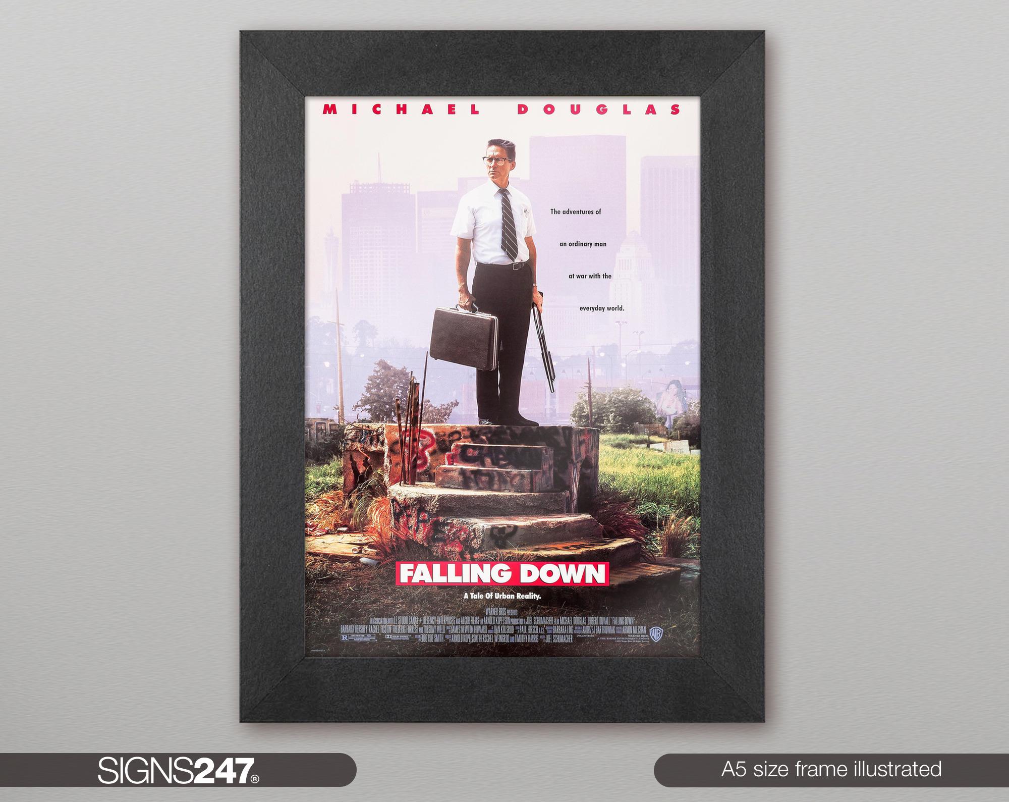 オール・フォール・ダウン　USオリジナル映画ポスター Falling Down Poster | Michael Douglas | Robert Duvall | Barbara