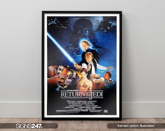 Star Wars Return Of The Jedi Poster | Movie Poster | Movie Prints For Cinema Rooms | Wall Art | Home Decor | A0 A1 A2 A3 A4 A5