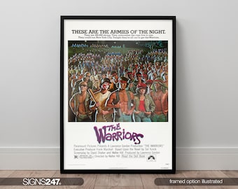 The Warriors Poster | Movie Poster | Movie Prints For Cinema Rooms | Wall Art | Home Decor | A0 A1 A2 A3 A4 A5