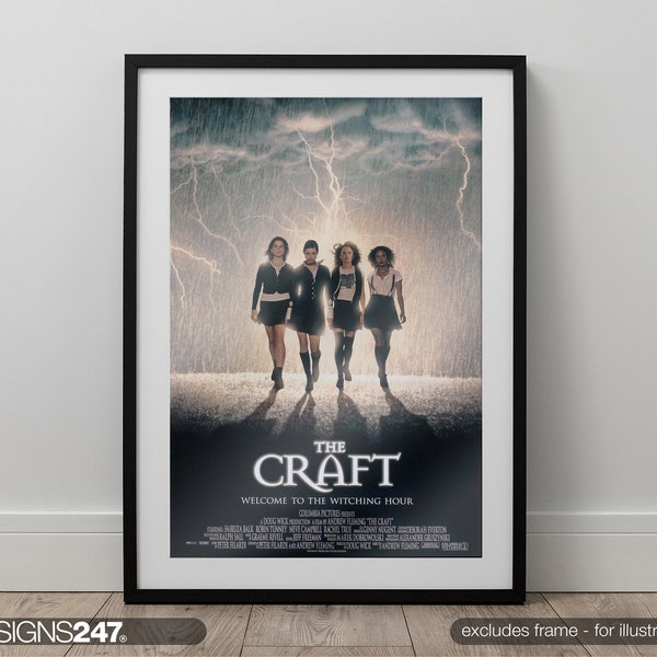 The Craft Poster | Movie Poster | Movie Prints For Cinema Rooms | Wall Art | Home Decor | A0 A1 A2 A3 A4 A5