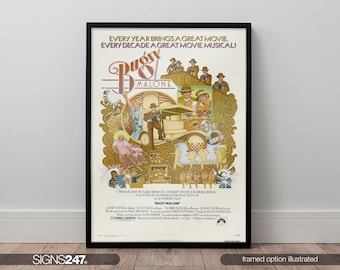 Bugsy Malone Poster | Movie Poster | Jodie Foster | 1976 | Movie Prints For Cinema Rooms | Wall Art | Home Decor | A0 A1 A2 A3 A4 A5