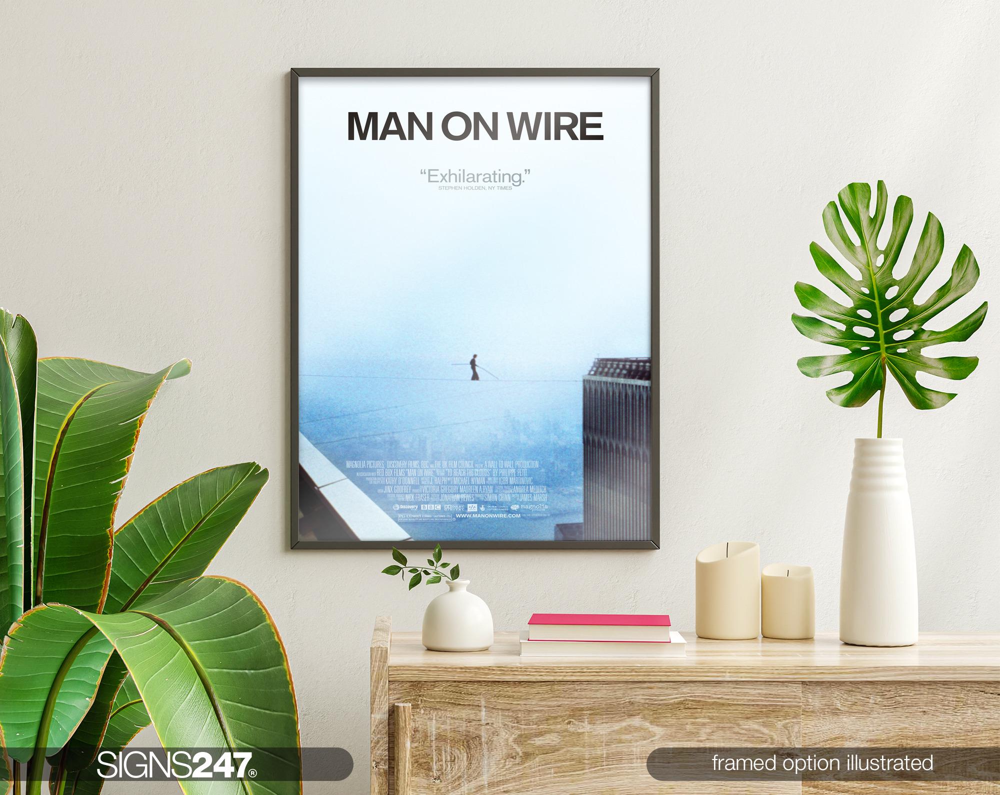 Man on Wire Poster | Philippe Petit | Annie Allix | Jean-louis