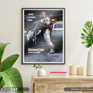Robocop Peter Weller Movie Poster