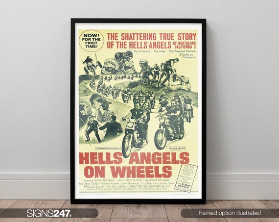 Hells Angels on Wheels Poster | Adam Roarke | Jack Nicholson