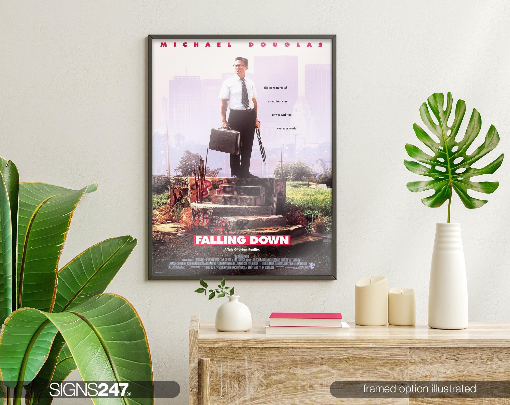 Falling Down Poster | Michael Douglas | Robert Duvall | Barbara