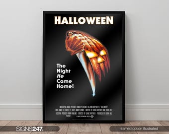 Halloween 1978 Poster | Movie Poster | Movie Prints For Cinema Rooms | Wall Art | Home Decor | A0 A1 A2 A3 A4 A5