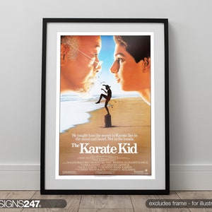 The Karate Kid Poster | Movie Poster | Movie Prints For Cinema Rooms | Wall Art | Home Decor | A0 A1 A2 A3 A4 A5