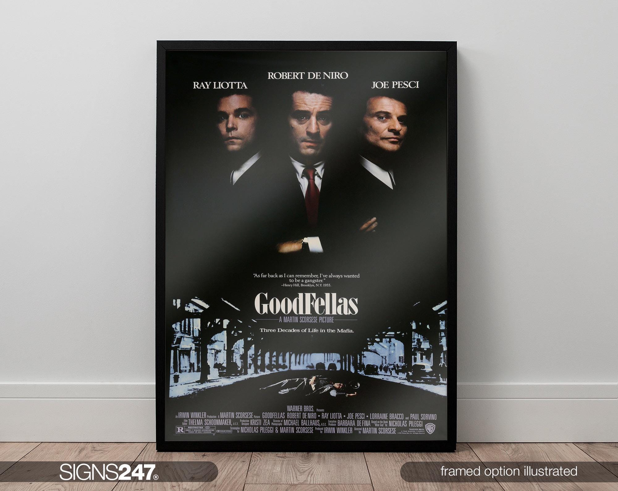 Goodfellas Poster | Movie Poster | Movie Prints for Cinema Rooms