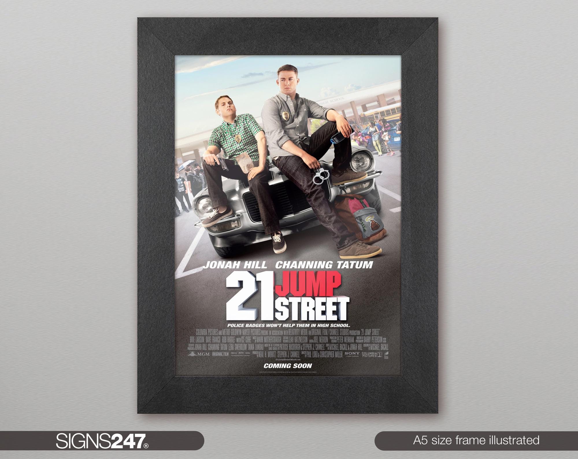 21 Jump Street Poster Jonah Hill Channing Tatum Brie Larson