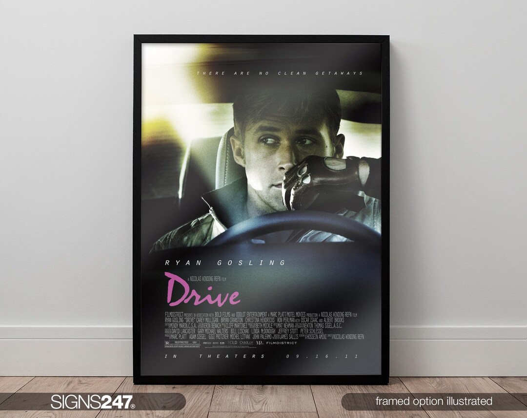 Drive Ryan Gosling Poster | Movie Poster | Movie Prints for Cinema ...