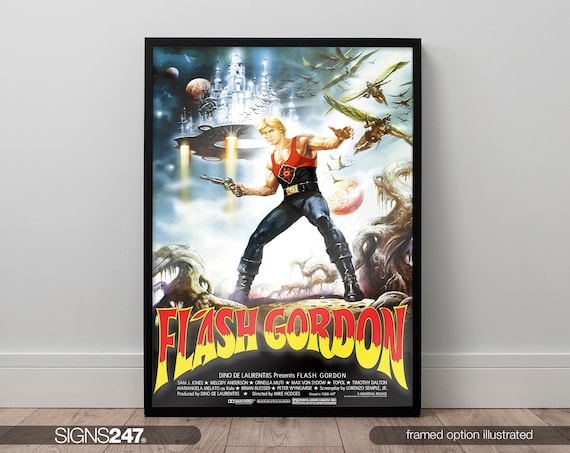 Flash Gordon Poster | Movie Poster | Movie Prints for Cinema Rooms