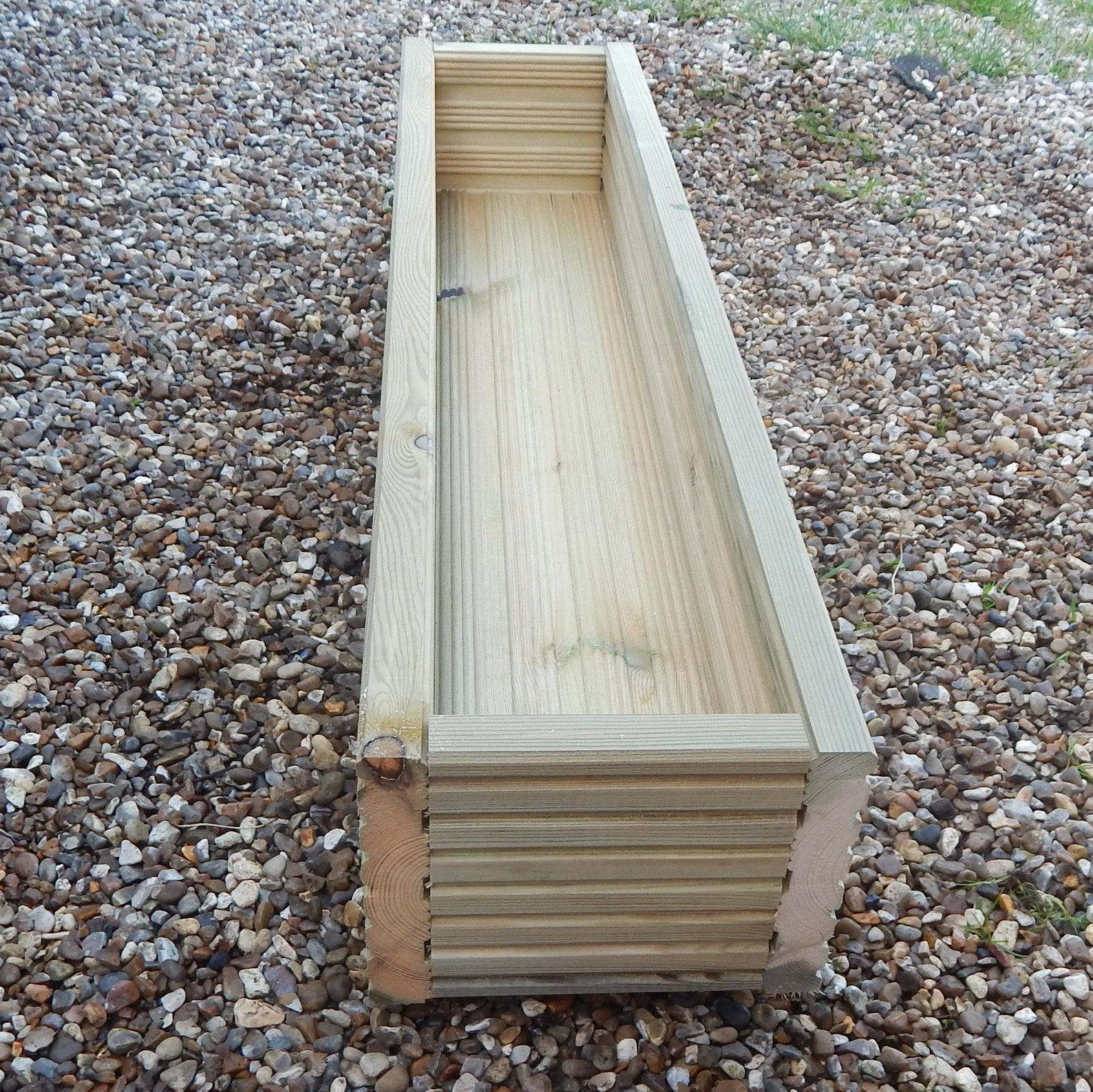 Garden Wooden Decking Patio Planter Etsy