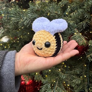 crochet honey bee, crochet bee, bee plush, crochet bug, crochet plushie, miniature bee, bee themed gifts, bumble bee gifts, bee lovers,