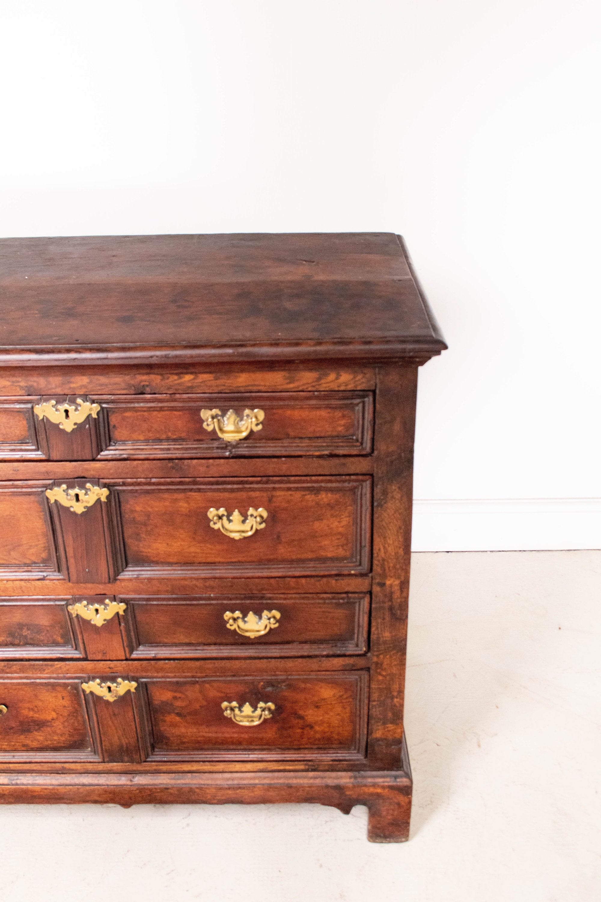 Antike Königin Anne Frühe 18. Jahrhundert Eiche Kommode | Etsy