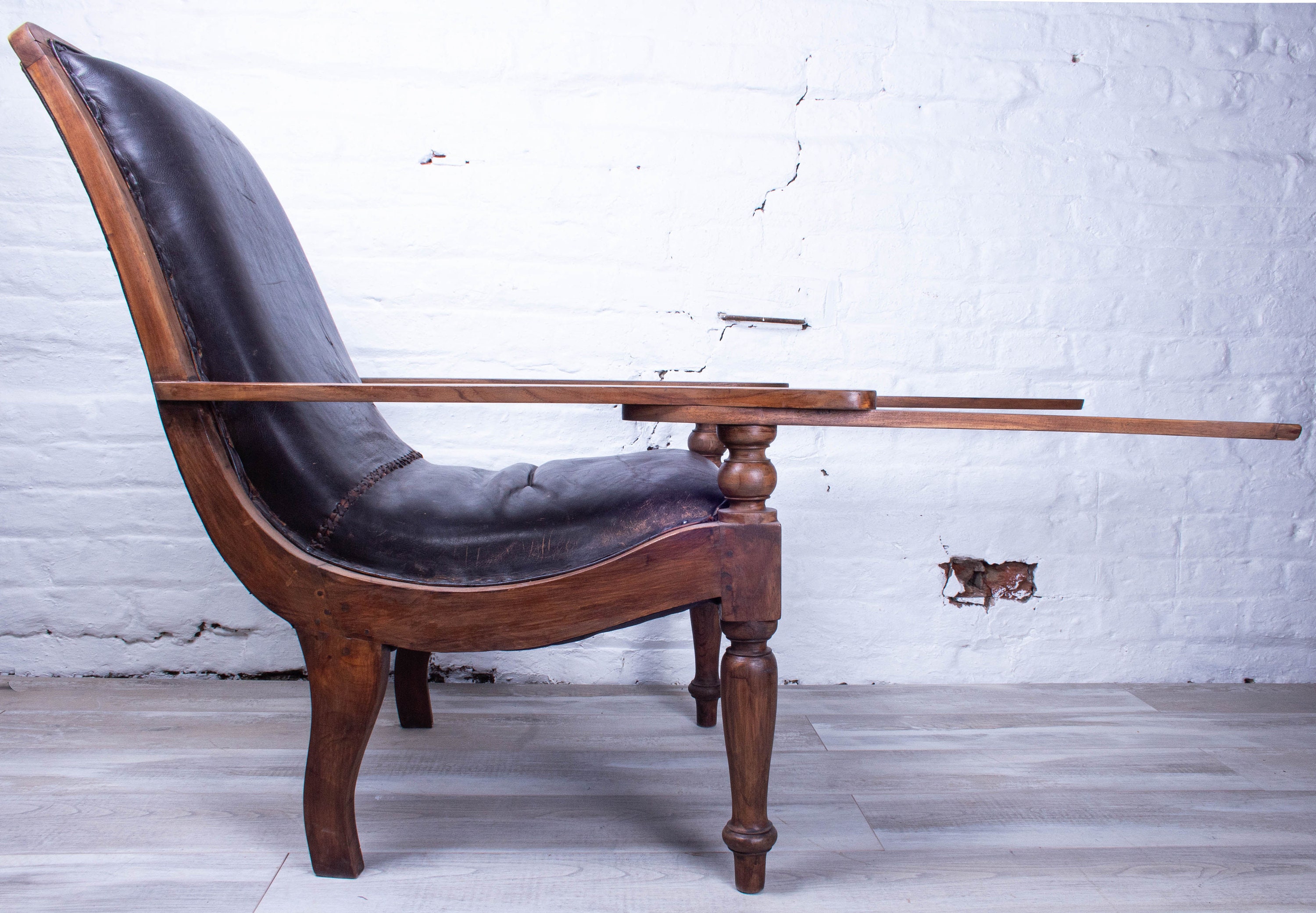 Antique 19th Century Restored British Colonial Plantation Chair