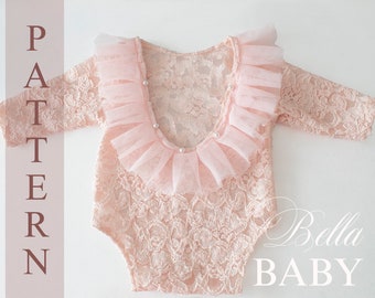 Newborn Romper With Open Back Sewing Pattern Photo Prop Sewing Pattern Baby Outfit Pdf Pattern Newborn Romper With Open Back Sewing Pattern Photo Prop Sewing Pattern Baby Outfit Pdf Pattern