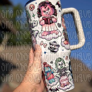 Bicchiere da 40 oz ispirato al succo di Carebear Beetle