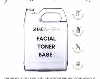 Wholesale Facial Toner Base | Private Label Skincare | Hydrating Face Mist | Unscented