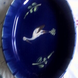 France // OVAL EARTHENWARE DISH // M H C