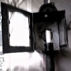 CALECHE TACOT LANTERN // 1900 // Candle // Iron
