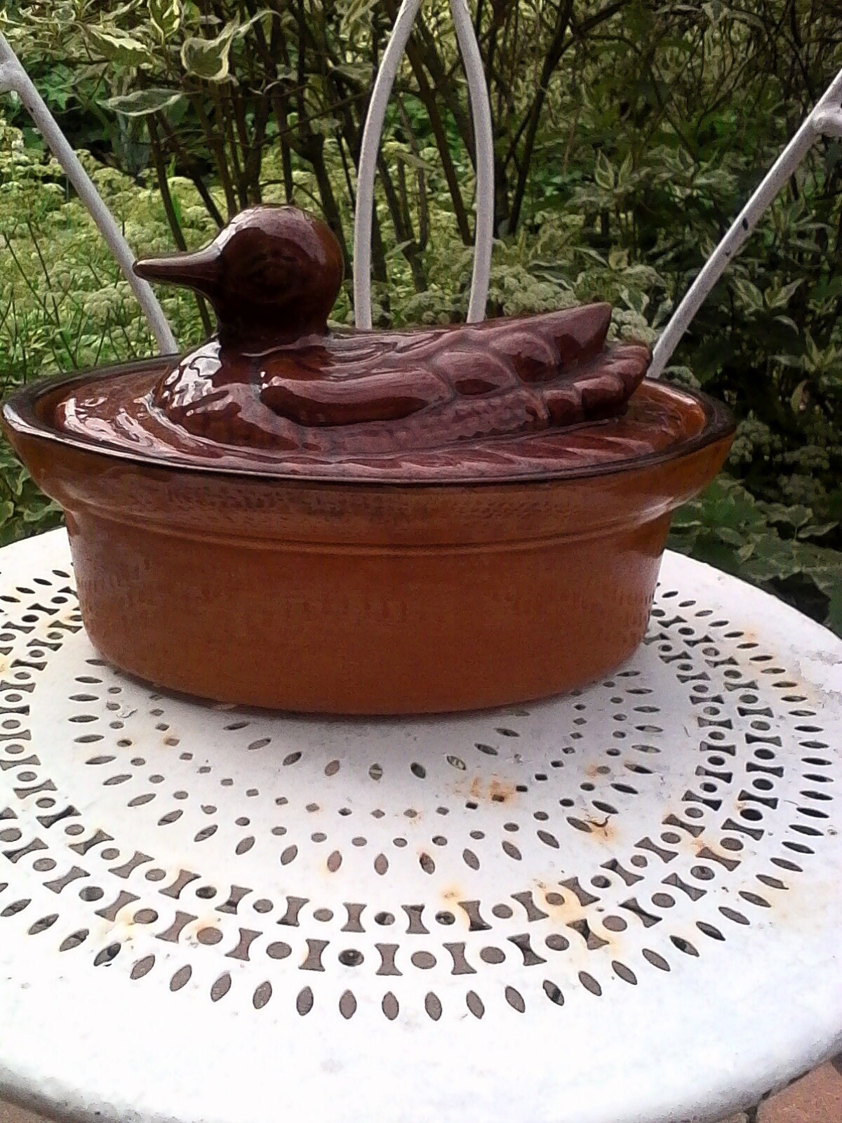 Poterie Vernissée// Terrine// 1960//