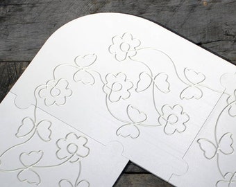 Longarm Quilting Groovy Pattern Boards set of 2 WITH 1 CORNER Butterflies and Flowers Design