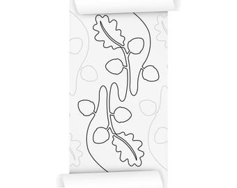 Groovy Patterns Longarm Quilting Pantograph - Acorns Into an Oak Design