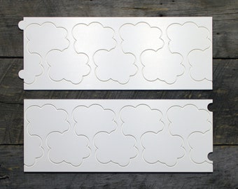 Longarm Quilting Groovy Pattern Boards set of 2 Clouds Design