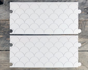 Longarm Quilting Groovy Pattern Boards set of 2 Clam Shells Design