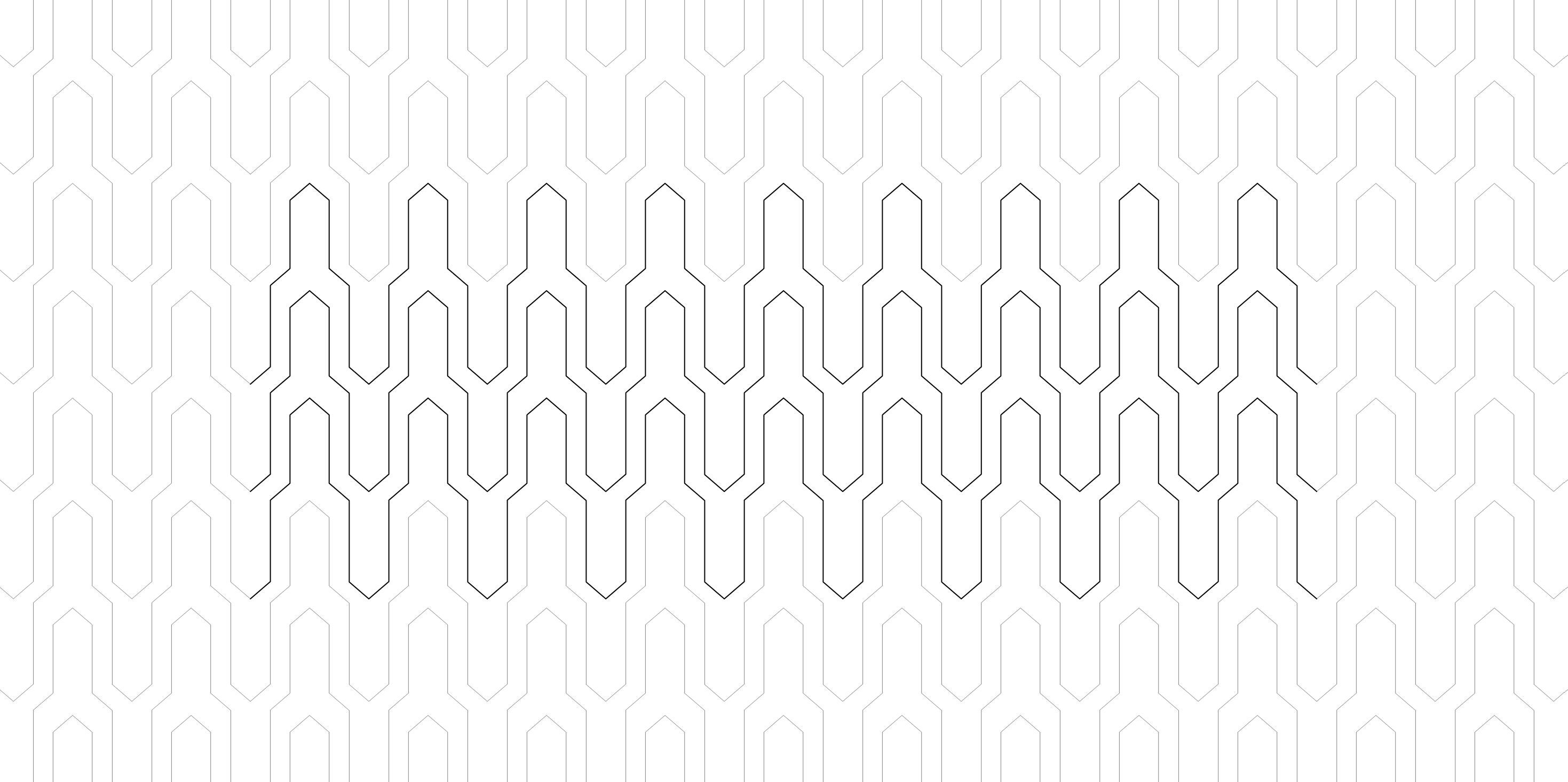 Groovy Patterns - Angular Elegance - Edge-to-edge Digital Quilt Pattern ...