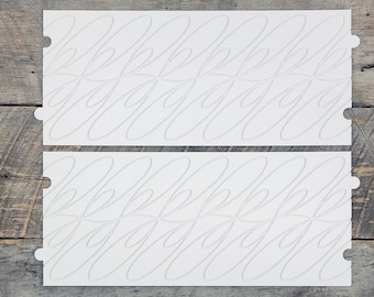 Longarm Quilting Groovy Pattern Boards set of 2 Figure Eight Design